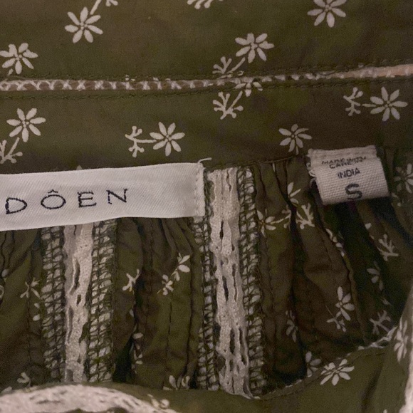 Doen Beatrice Mini Dress-Cypress Calico - Picture 4 of 5